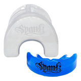 Protetor Bucal Profissional Boxe Dente Termo Ajustável Spank Cor Azul Sem Sabor