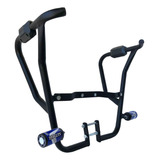 Protetor Carenagem Bros 160 Mata Cachorro Tanque Motor Azul