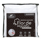 Protetor Colchão Casal Flor De Algodão Impermeável (140x190