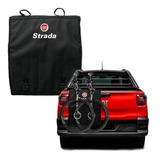 Protetor De Caçamba Com Suporte P/ 2 Bikes Strada Toro