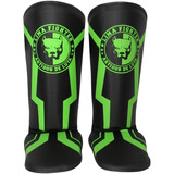 Protetor De Canela Muay Thai Pitt Bull Carbon Lima Fighter