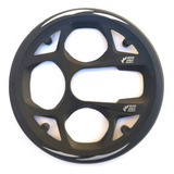 Protetor De Coroa Bike Para Engrenagem Tripla 4 Furos Nylon 