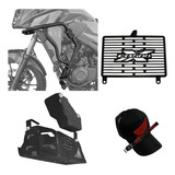 Protetor De Motor Carenagem Cb 500x Carter Radiador 14/17