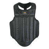 Protetor De Peito W Wesing Martial Arts, Preto, S