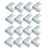 Protetor De Quina Canto Borda De Mesa Bebe Silicone 16 Peça