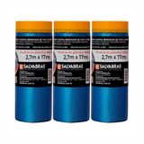 Protetor De Respingo De Tinta Salva Pintura 2,7m X 17m Kit 3