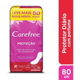 Protetor Diário Carefree Proteção C Perfume Leve 80 Pag. 60