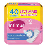 Protetor Diário Intimus Sem Perfume - 40 Unidades
