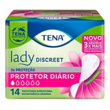 Protetor Diário Tena Lady Discreet 14 Unidades