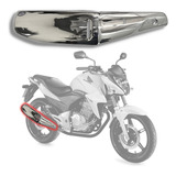 Protetor Do Escapamento Cb300 Cb 300 Modelo Original Cromado