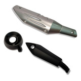 Protetor Escapamento Ponteira Yamaha Fazer 250 2010/2017