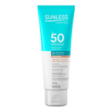 Protetor Facial Fps50 Bege Médio Toque Seco Sunless 60g