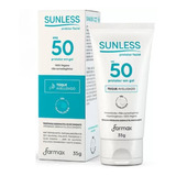Protetor Facial Sunless Solar 50fps Gel