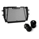 Protetor Grade Radiador Mt03 2016-2024 + Tampas Válvulas Mt