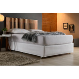 Protetor Lateral De Cama Box Baú Saia Casal Padrão Matelada 