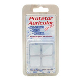 Protetor Ouvido Silicone Com 2 Pares