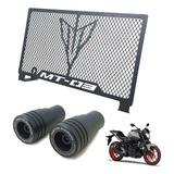Protetor Radiador E Slider Yamaha Mt03 2021 2022 2023 2024