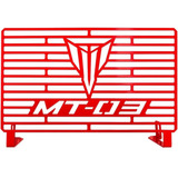 Protetor Radiador Grade Mt-03 2015 A 2023 Esportivo Vermelho
