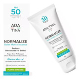 Protetor Solar Ada Tina Normalize Matte Intense 50 Fps 40ml