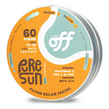 Protetor Solar Facial Pure Sun Fps60 Canal Off (2un)