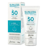 Protetor Solar Facial Sunless Gel Translúcido Fps 50 35g