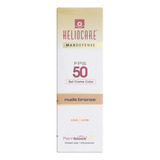 Protetor Solar Gel-creme Color Fps 50 Nude Bronze Heliocare Max Defense Caixa 50g