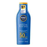 Protetor Solar Nivea Sun Fps50 Protect & Hidrata 200ml