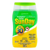 Protetor Solar Sunday Fator 30 Fps Ação Repelente De 120 Ml