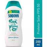 Protetor Solar Sundown Todo Dia Fps 50 Praia Piscina 200ml