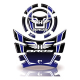 Protetor Tanque E Bocal Moto Honda Acima 2018 Bros Azul