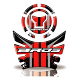 Protetor Tanque Tank Pad Honda Bros 160 Vermelho 2020