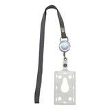 Protetor/porta Bilhete Único Com Cordão Retrátil Roller Clip