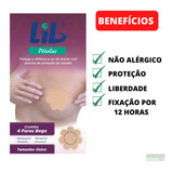 Protetores De Seios Lib Pétalas 4 Pares Bege Modelador Lib