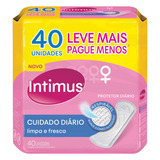 Protetores Diários Intimus Cuidado Diário 40 U