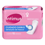 Protetores Diários Intimus Cuidado Diário Sensação De Frescor 15 U
