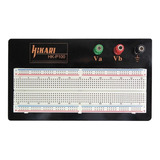 Protoboard Hikari Hk-p100 830 Furos 3 Bournes Base Aluminio