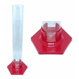 Proveta Graduada De Vidro 1000ml Base Em Polipropileno