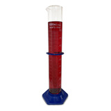 Proveta Graduada De Vidro 1000ml Base Em Polipropileno