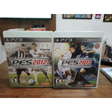Ps3: Pro Evolution Soccer - 2012 + 2013 - Mídias Físicas