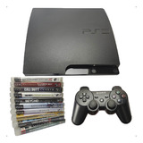 Ps3 Playstation 3 Slim 160gb Completo