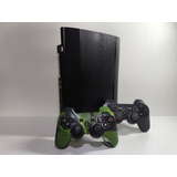 Ps3 Super Slim Destravado 250gb 2 Controles 20 Jogos Gta V Cod Mk Minecraft