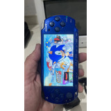 Psp Azul Desblo Com 16 Giga Cheio De Jogos E Funcionando Normalmente Fotos Reais Do Produto