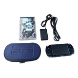 Psp Modelo 2001 Cabo+fonte De Recarregar Cartão De Memória Original Sony 8gb Case Para Transporte Do Psp Jogos