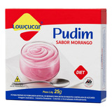 Pudim Diet Sabor Morango Sem Glúten Lowçucar 25g