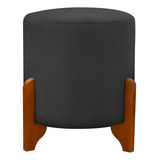 Puff Banqueta Redondo Luxo Decorativo Retro Vintage Full