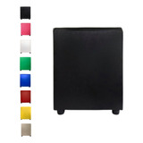 Puff Banquinho Decorativo Courino Quadrado Cubo Cozinha 