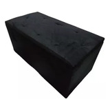 Puff Baú Organizador Decorativo Suede