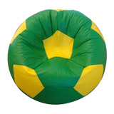 Puff Bola Super Amarelo E Verde