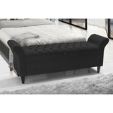 Puff Divã Recamier Paris Baú 1,50m Cama Queen Cores Variadas