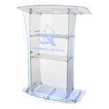 Púlpito De Acrílico Cristal 6mm Gravação E Led Grátis